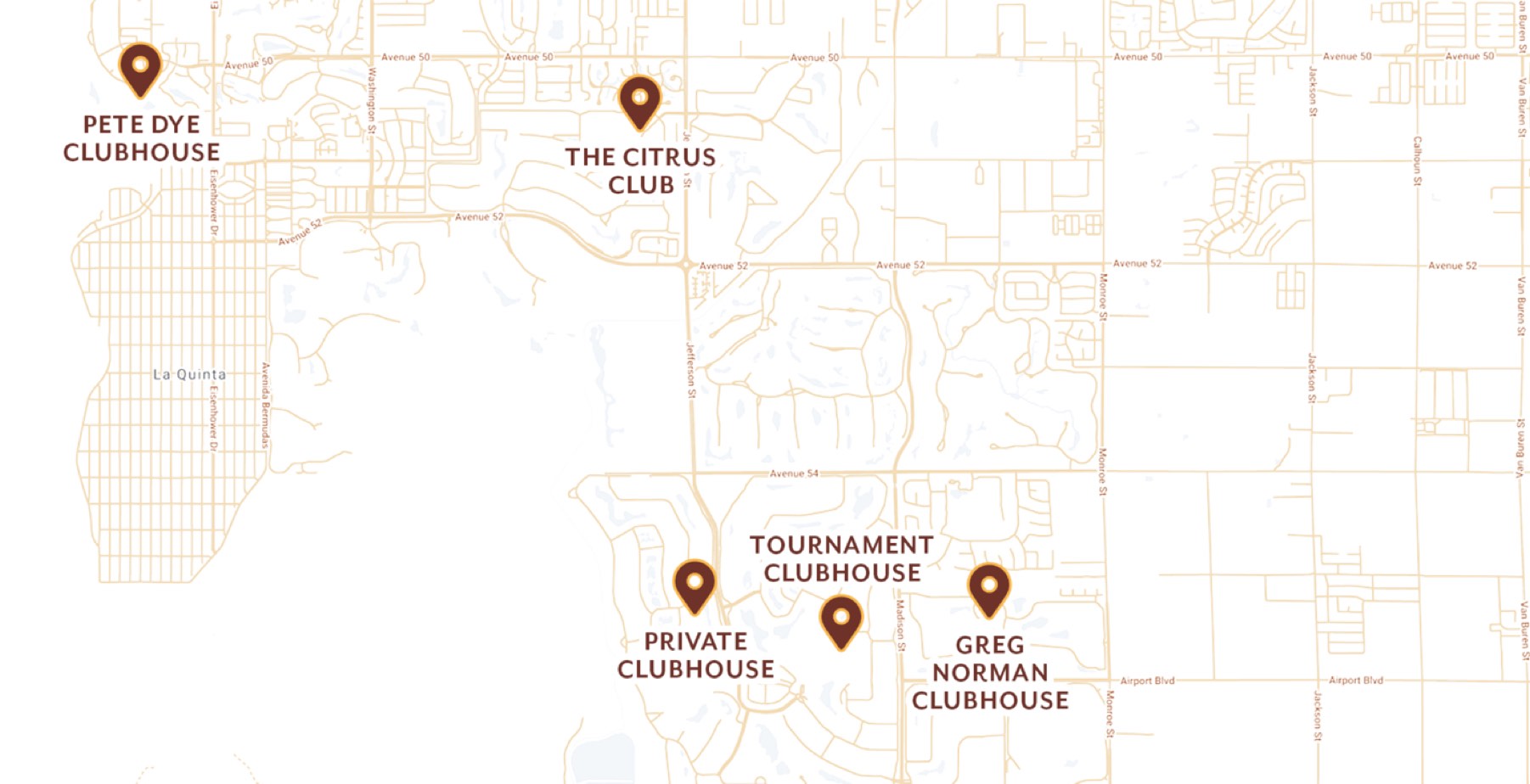 Map Of Club Area